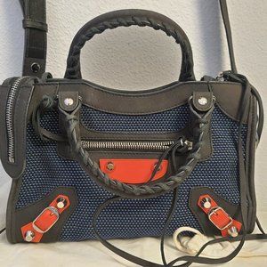 Balenciaga limited edition mini city nylon bag